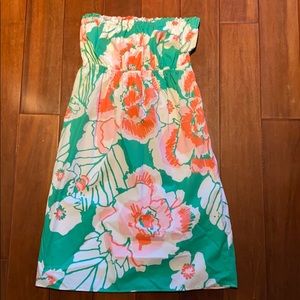 Never worn Lilly Pulitzer strapless dress